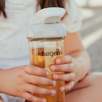 【hegen】金色奇蹟PPSU多功能方圓型寬口水瓶 2.0 330ml