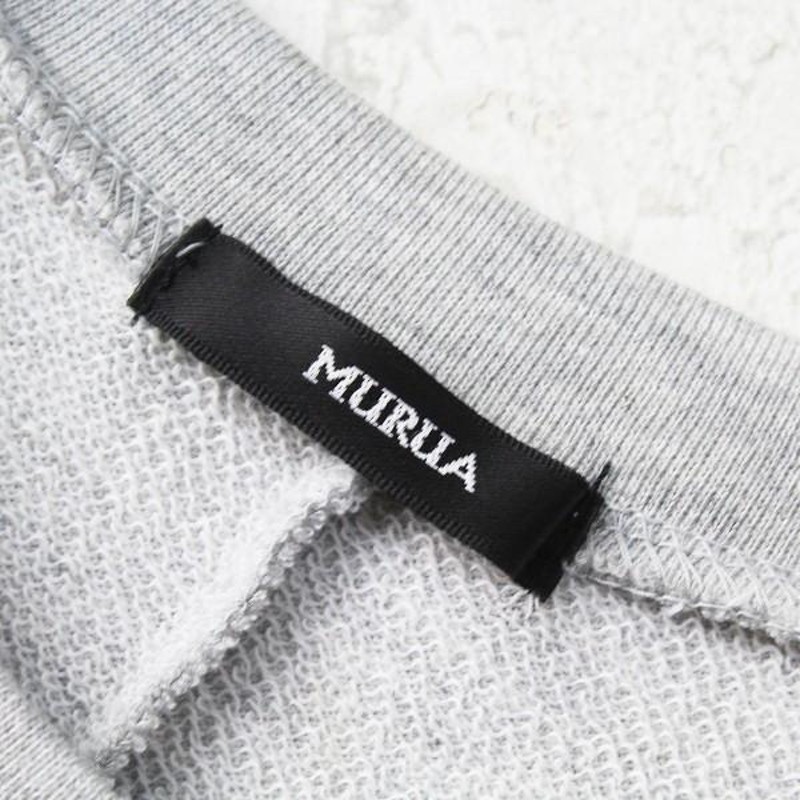 美品 MURUA ムルーア 裏毛 スウェット ノースリーブ ワンピース F