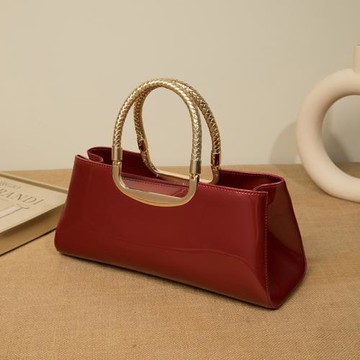 跨境新款女式手提包歐美時尚潮流單肩亮面漆皮包斜挎女包廠家直供