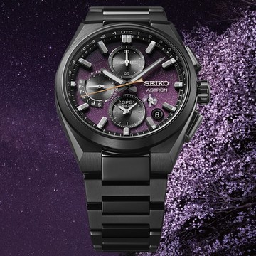 SEIKO精工 Astron 夜櫻限量 太陽能 GPS定位 鈦金屬計時腕錶 新年禮物 推薦 送禮 5X83-0AL0SD/SSH171J1
