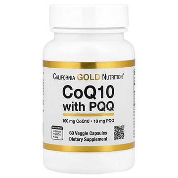 California Gold Nutrition, 含 PQQ 輔酶 Q10，60 粒素食膠囊