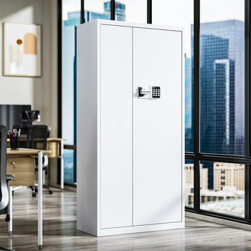 免運/公司貨 白色鋼制辦公室保密柜保險柜儲物柜國保密碼鎖資料電子指紋文件檔 可開發票 全館八折 工廠現貨直銷 新品特價 HTXW01155