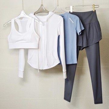 2022秋冬新款瑜伽服運動套裝女專業跑步速干衣長袖時尚戶外健身服