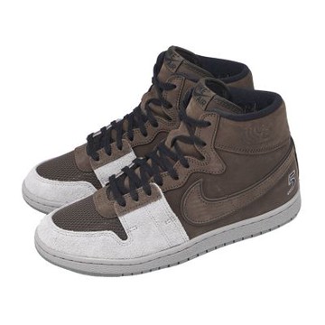 Nike 休閒鞋 Jordan Air Ship PE SP 男鞋 棕 麂皮 中筒 FJ2385-200