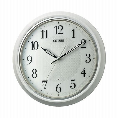 暗くなると秒針 音のしない 壁掛け時計 シチズン 電波時計 CITIZEN 8MY560-003 文字入れ対応、有料