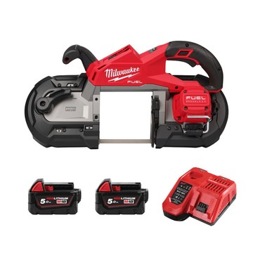 Milwaukee 米沃奇 M18 鋰電無碳刷帶鋸機 M18 FBS125-502C