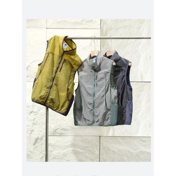 【山系搭配指南】男女戶外露營登山疊穿立領無袖工裝馬甲C1494