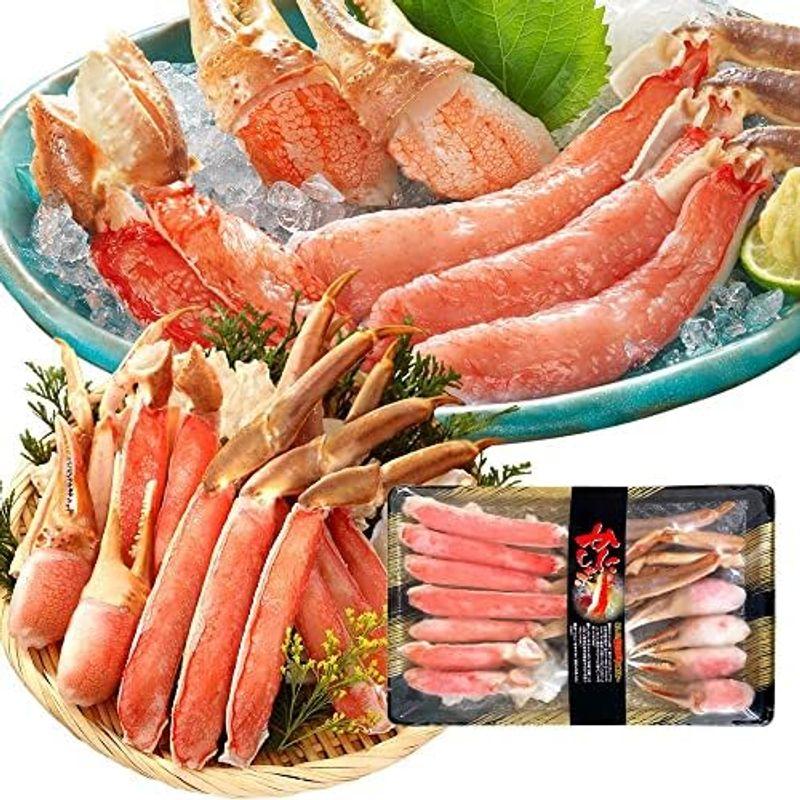 鮮度の鬼 お刺身OK カット 生 ずわいがに 特大 5Lサイズ 1kg ギフト プレゼント