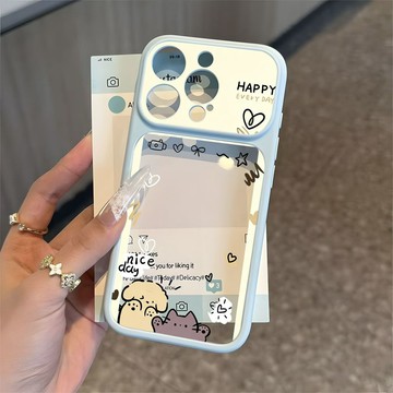狗狗相框手機殼iPhone17/18潮16plus蘋果15promax防摔14卡通13 12 11