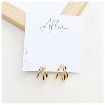 肆玥xAllure三環C型耳環