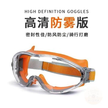✨熱銷推薦✨ 護目鏡 硅膠防霧 眼鏡 飛濺防護 眼鏡 衝擊風沙騎行防塵打磨  眼罩  勞保