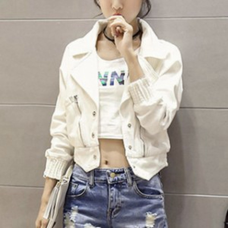 春 アウター レディース デニムジャケット Gジャン ジージャン ショート丈 ホワイト コンパクト レディース 韓国 襟付き 大人可愛い キュ 通販 Lineポイント最大6 0 Get Lineショッピング
