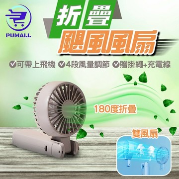 【在台🇹🇼強風挑戰酷暑】手持電風扇 掛脖風扇 隨身風扇 雙葉片款 手持風扇 掛腰風扇