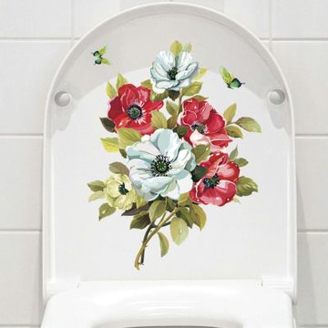 【MR.ZAKKA】創意萬用裝飾貼紙-植物主題 繽紛花朵 J款 居家布置 DIY可移式壁貼 無痕壁貼 牆貼