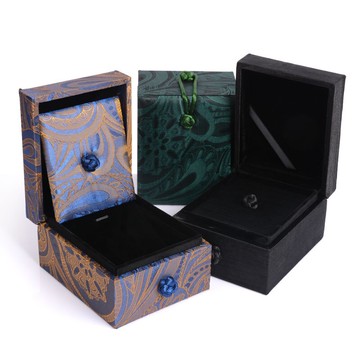 首飾禮盒飾品戒指吊墜迷你手鐲項鏈耳環定制錦盒佛珠禮品包裝盒