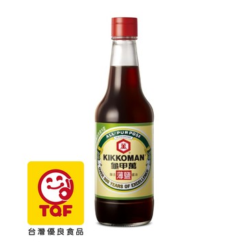龜甲萬薄鹽醬油500ml