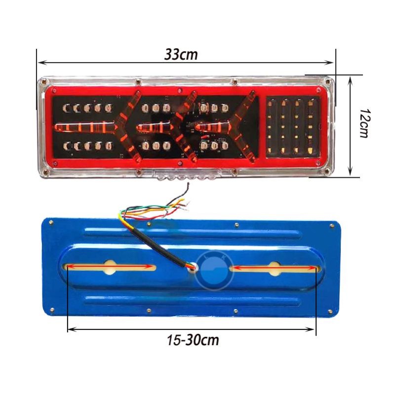 テールライト トラック 自動車 led 24v 2個 リア トレーラー 警告灯