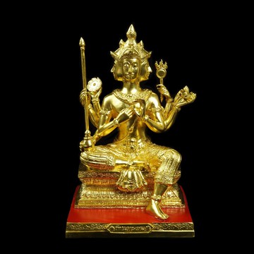 瓦霹布里寺龍普宏2547供奉型四面佛(大型-高25.2公分)