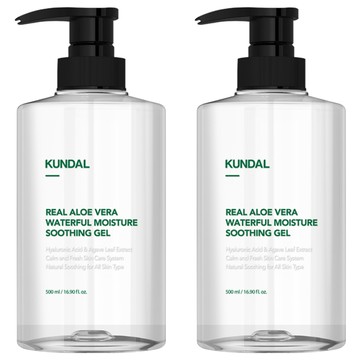 KUNDAL 昆黛爾 蘆薈保濕舒緩凝膠  500ml  2瓶