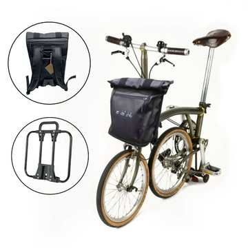 Litepro 12L 自行車防水背包適用於 Brompton/Dirdy/Dahon 折疊自行車前包戶外休閒便攜包