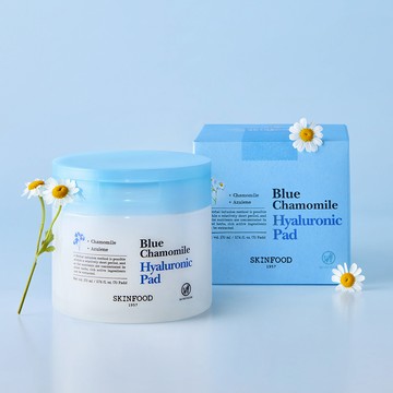 SKINFOOD Blue Chamomile Hyaluronic Pad 70P