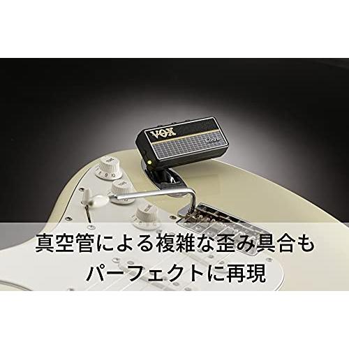 VOX ヘッドフォン ギターアンプ amPlug2 Clean ケーブル不要 ギターに直接プラグ・イン 自宅練習に最適 電池駆動 エフェクト内蔵