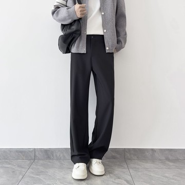 休閒西裝褲褲男 韓版潮流美式微喇褲子春季男士墜感百搭長褲2025年