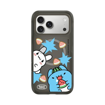 iPhone 17 Pro Max AirX 本質黑 - 貓貓蟲咖波 Bugcat Capoo - 咖波的西瓜午後