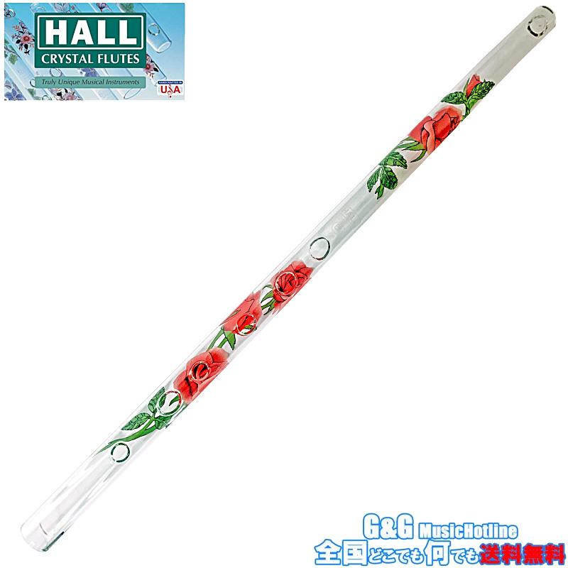 HALL CRYSTAL フルート Bb管 全長355mm FLUTE Bb ROSE