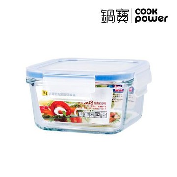 【CookPower鍋寶】耐熱玻璃保鮮盒500ML BVC-0502