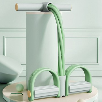 【哆哆購】腳蹬拉力器 捲腹器 腳踏拉力器 腹肌訓練器 彈力帶 拉力帶【防滑耐用】小燕飛拉伸器腳蹬拉力繩拉力器女瑜伽開肩