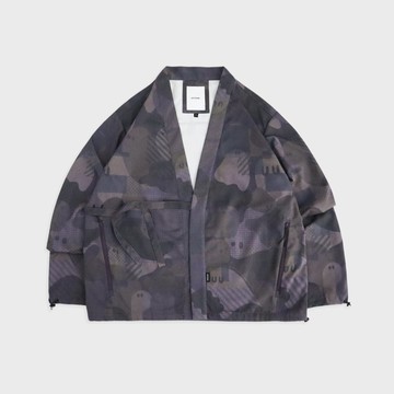 DYCTEAM x Raimochi - 被單鬼機能_寬鬆立體打摺弧袖罩衫