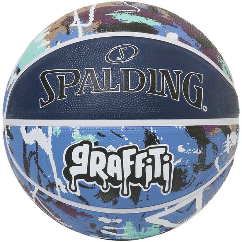 SPALDING スポルディング バスケット グラフィティ ネイビーxブルー