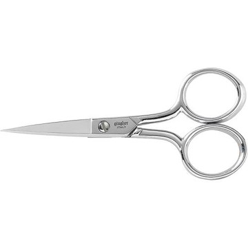 美國Gingher超細尖頭專業刺繡剪小剪刀220270-1101(全合金鋼;長10.5cm/刃4cm;義大利製)縫紉洋裁剪 適十字繡紙雕剪紙