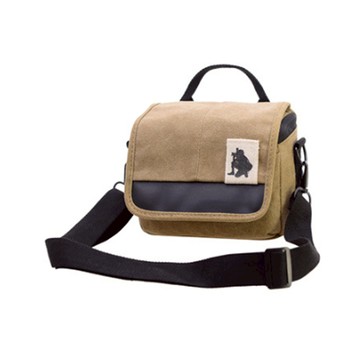 Kong Kong 攝影師簡約方形相機包  棕色  1個