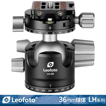 徠圖Leofoto LH-36R 低重心雙開口配RH-1L雙全景夾座專業球形云臺