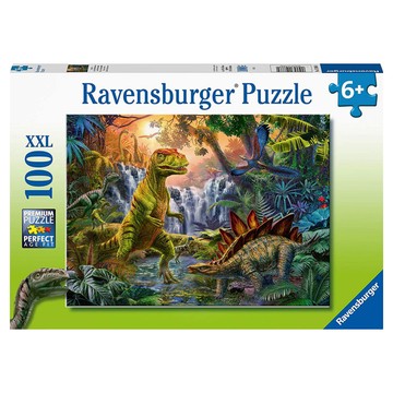 Ravensburger 德國維寶 拼圖 100片 XXL 6歲以上適用  恐龍世界 多色  1盒