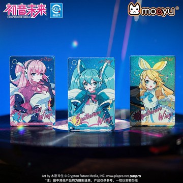 初音未來 合成器 浪潮之翼系列 3吋小卡冊
