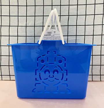【震撼精品百貨】湯瑪士小火車 Thomas & Friends 塑膠手提籃-藍#19012 震撼日式精品百貨