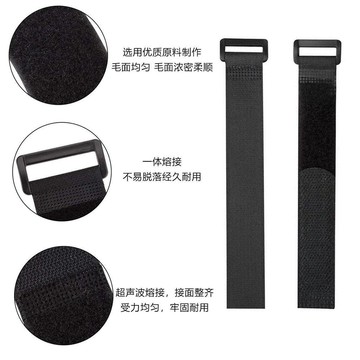 可重覆使用魔術貼紮帶 尼龍方扣反扣束帶 線材收納整理固定綁帶 尼龍束帶 束線帶 尼龍魔術貼紮帶   塑膠束帶 扎線帶