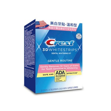 Crest 3DWhite美白牙貼14次