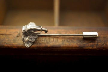 925銀大象胸針心口針 (MW B1044)