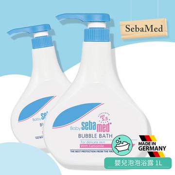 SebaMed 嬰兒泡泡露 1000ml 2入組