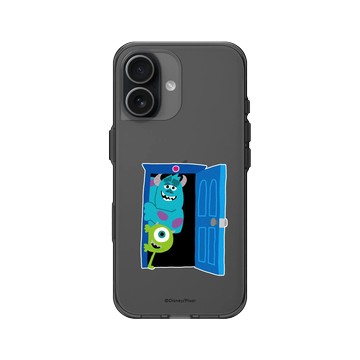 iPhone 17 Clear (相機按鈕) 酷墨灰 - 迪士尼-皮克斯 PIXAR - Knock! 怪獸電力公司