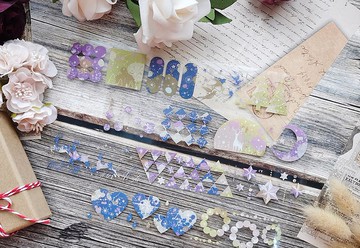 冬日贊歌寒調 PET 紙膠帶 台灣自己印 10米卷