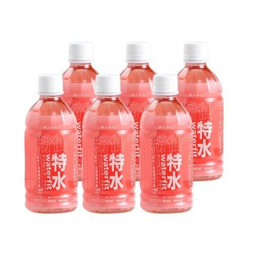 【MiiDEL】粉仙特水350ml*6瓶