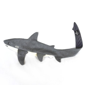 設計款TS171 - 【長尾鯊造型】Virgin Wool交叉式羊毛圍巾