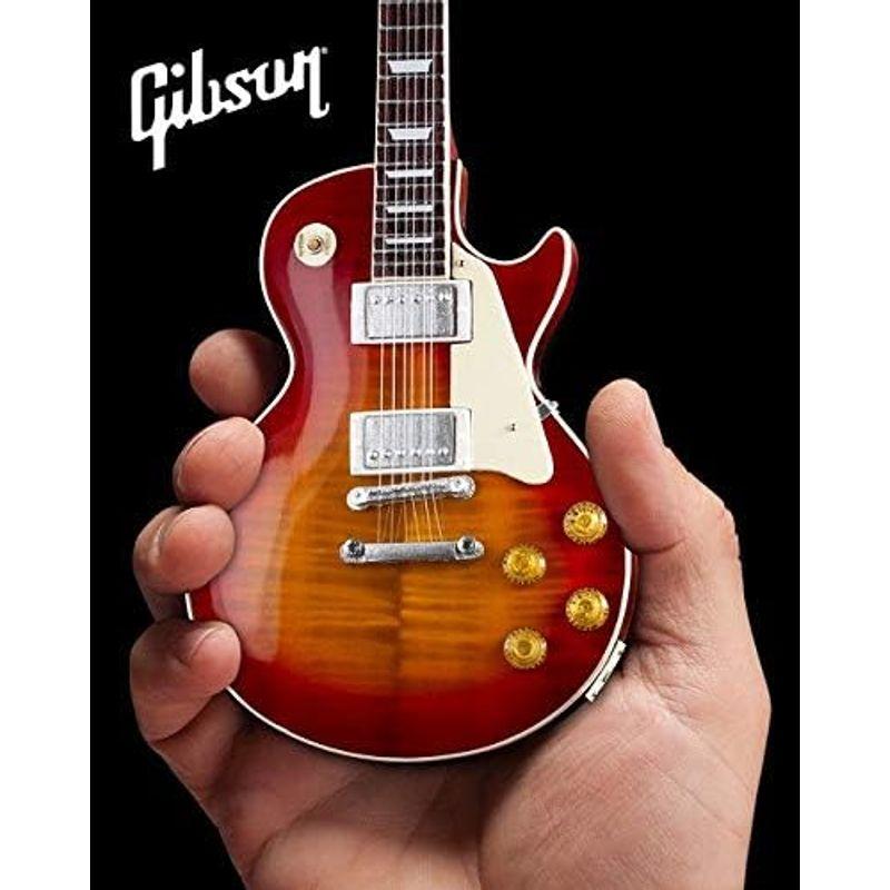 楽器 ミニチュア ギター ギブソン 1959 Les Paul Standard Cherry Sunburst AXE HEAVEN Gibso