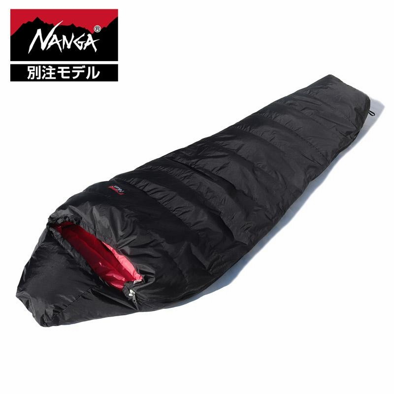 NANGA ナンガ 別注 AURORA LIGHT オーロラライト 450DX BLK(ブラック) 裏RED(レッド) レギュラー マミー型 Comfort0度 Limit-5度 シュラフ 寝袋 760FP 通販 LINEポイント最大0.5%GET LINEショッピング マミー型 シュラフ 寝袋 HAC2364