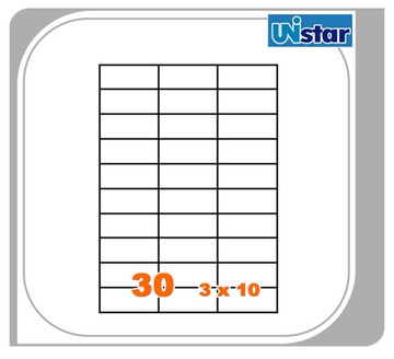 【量販10盒】裕德 電腦標籤 30格 US4456 三用標籤 列印標籤【領券滿額再折千12/31止】